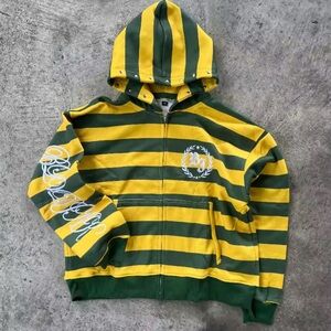 Othr Green and Yellow Striped Women's Jacket